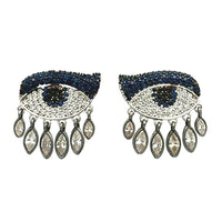 Aretes Ojo con Gotas