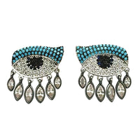 Aretes Ojo con Gotas