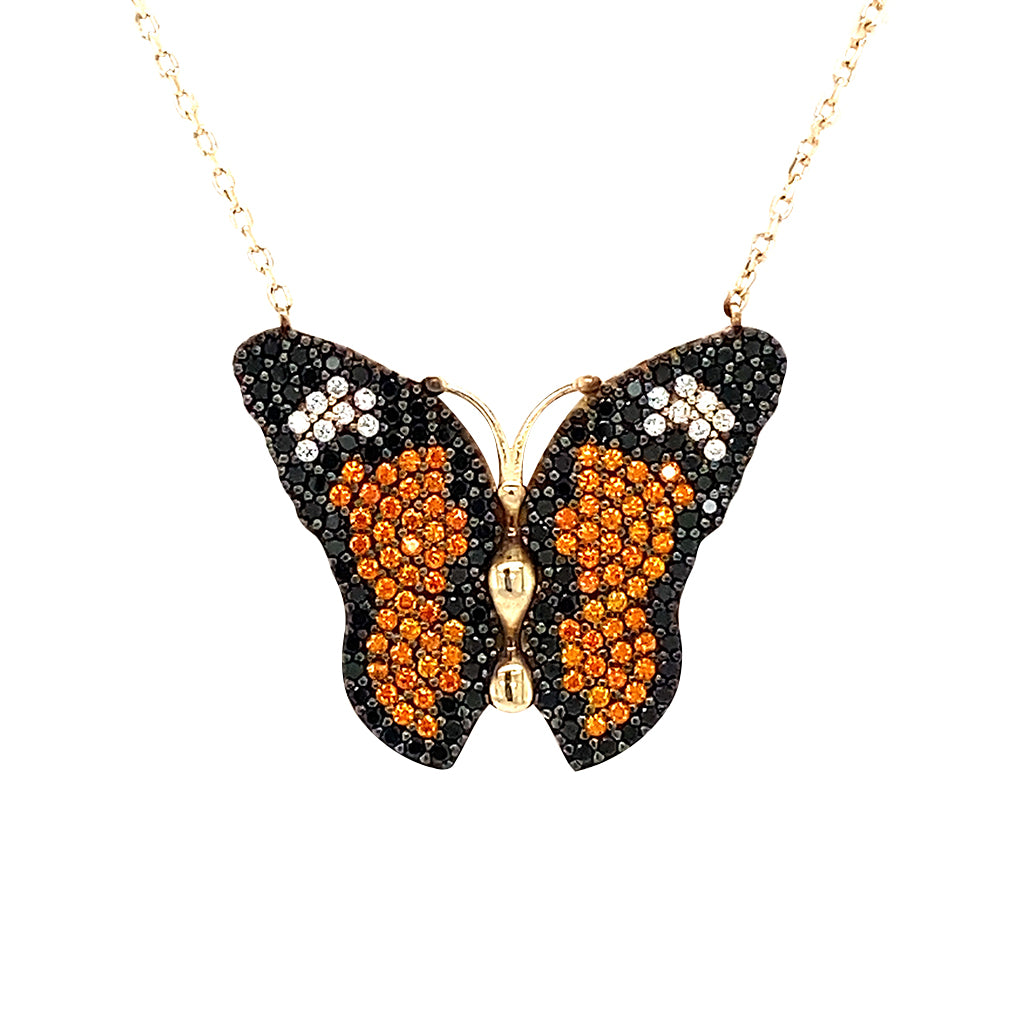 Collar Mariposa Monarca DO