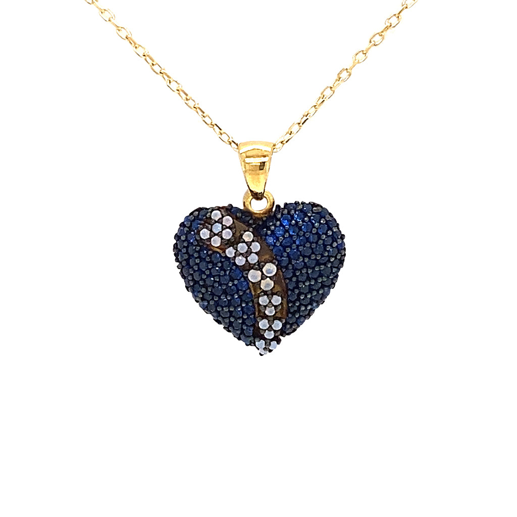 Collar Corazon Cometa