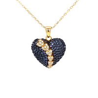 Collar Corazon Cometa