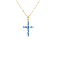 Baguette Cross Necklace