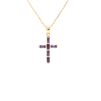 Baguette Cross Necklace