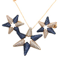 Set of shining stars