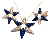 Set of shining stars
