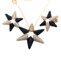 Set of shining stars