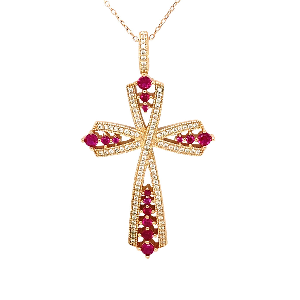 Roman Cross Necklace