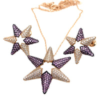 Set of shining stars