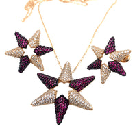 Set of shining stars