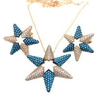 Set of shining stars