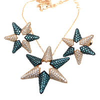 Set of shining stars