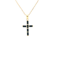 Baguette Cross Necklace