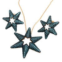 Set of shining stars