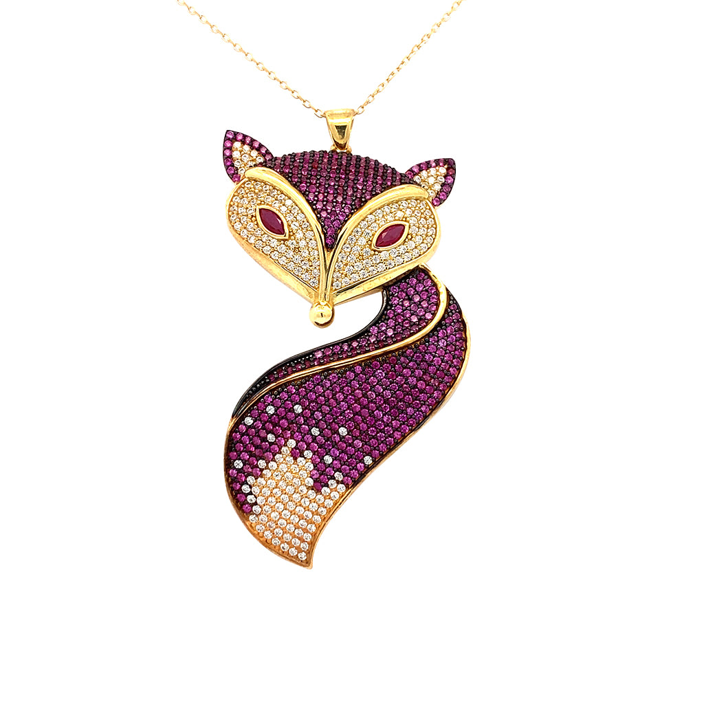 Joyas colgante zorro plata ley - Top Ventas Recomendado