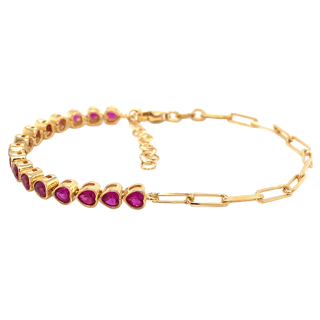 Pulsera Tenis Corazón