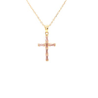 Baguette Cross Necklace