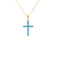 Baguette Cross Necklace