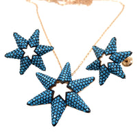 Set of shining stars