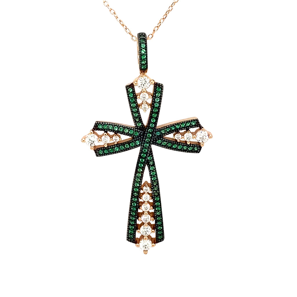 Roman Cross Necklace