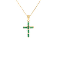 Baguette Cross Necklace