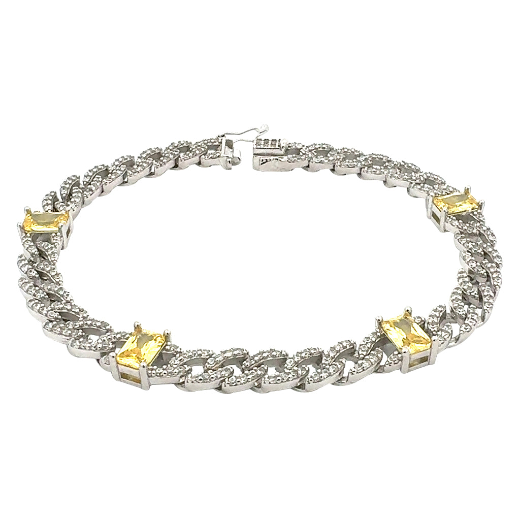 Pulsera Estambul Sparkly Baguete