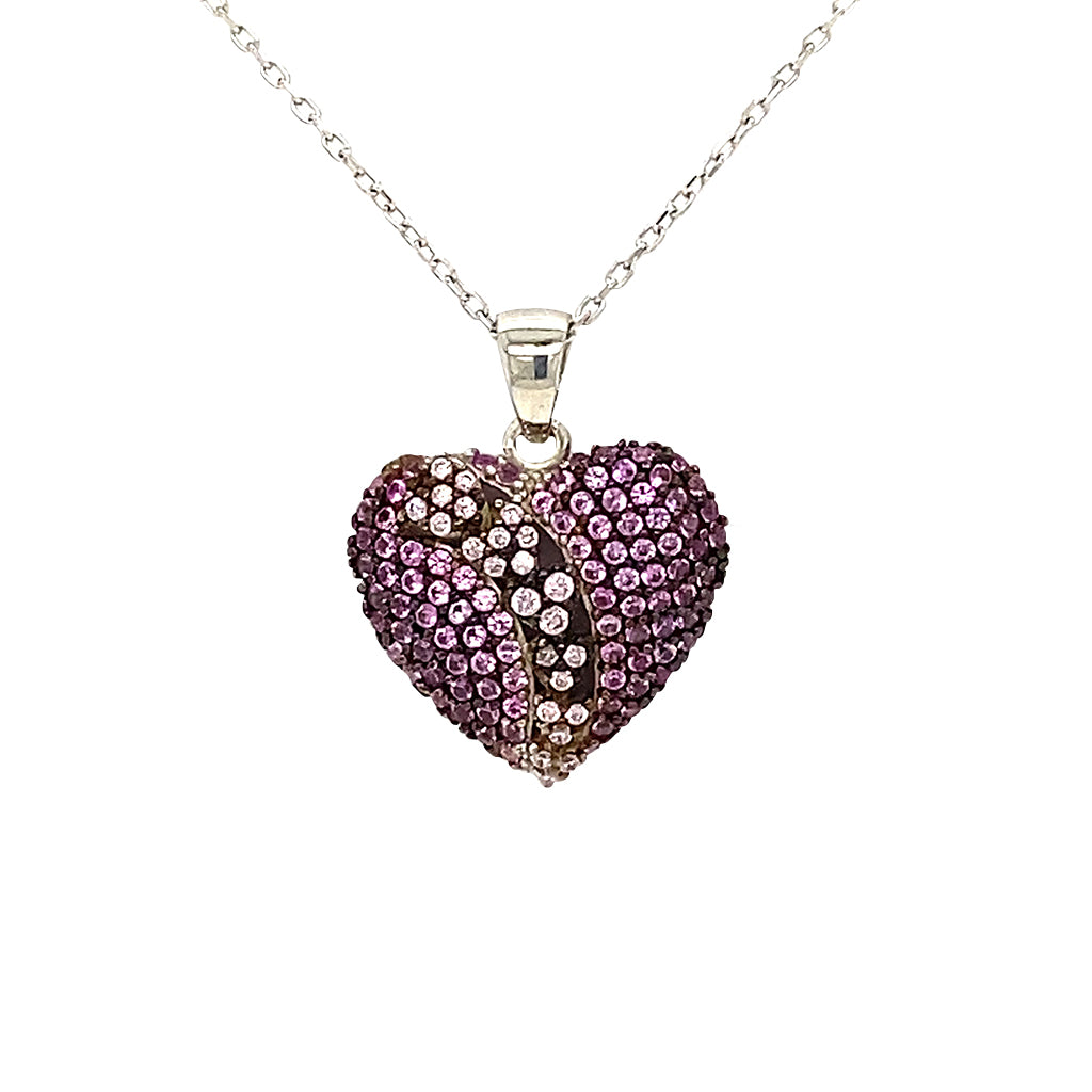 Collar Corazon Cometa