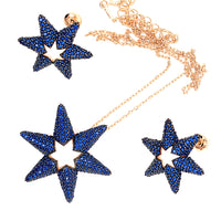 Set of shining stars