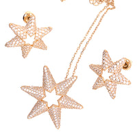 Set of shining stars