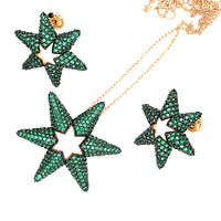 Set of shining stars