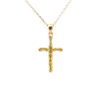 Baguette Cross Necklace