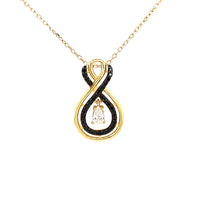 Double infinity necklace