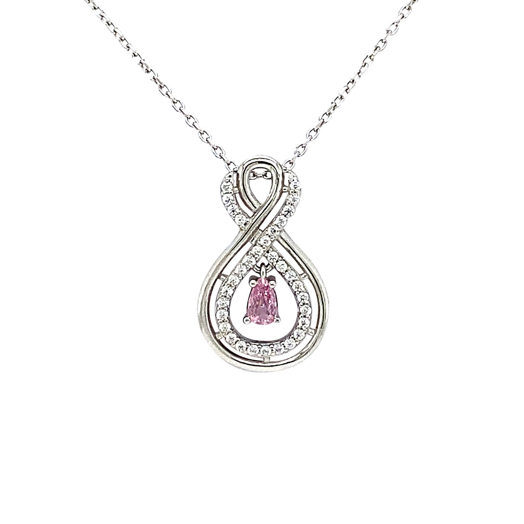 Double infinity necklace