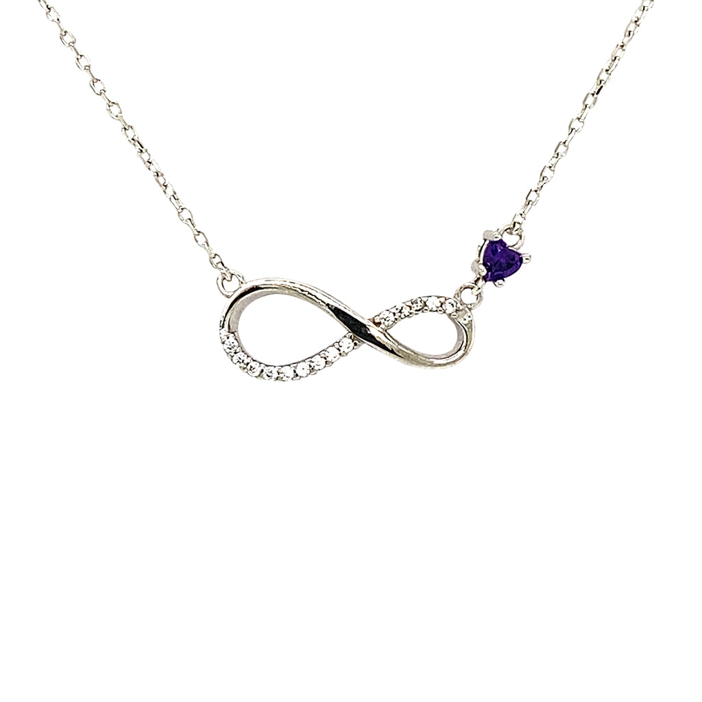 Collar Infinito Corazon PL