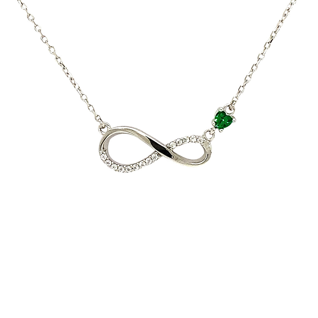 Collar Infinito Corazon PL