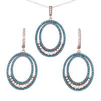 Sparkly Oval Set