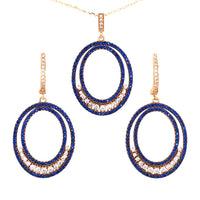 Sparkly Oval Set