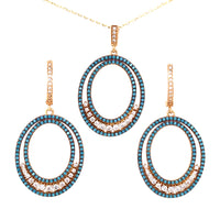 Sparkly Oval Set