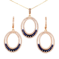Sparkly Oval Set