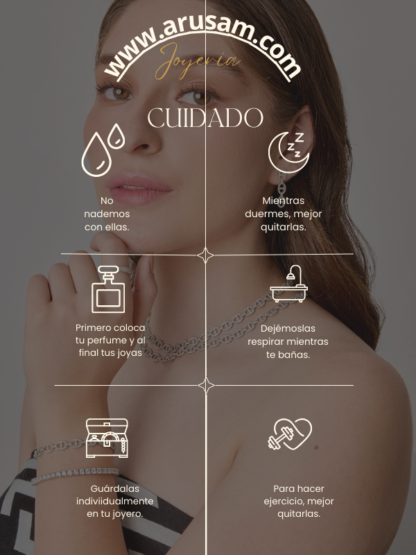 Guía de cuidado de tus joyas de Plata.