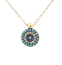 Turkish Eye Necklace 4N DO