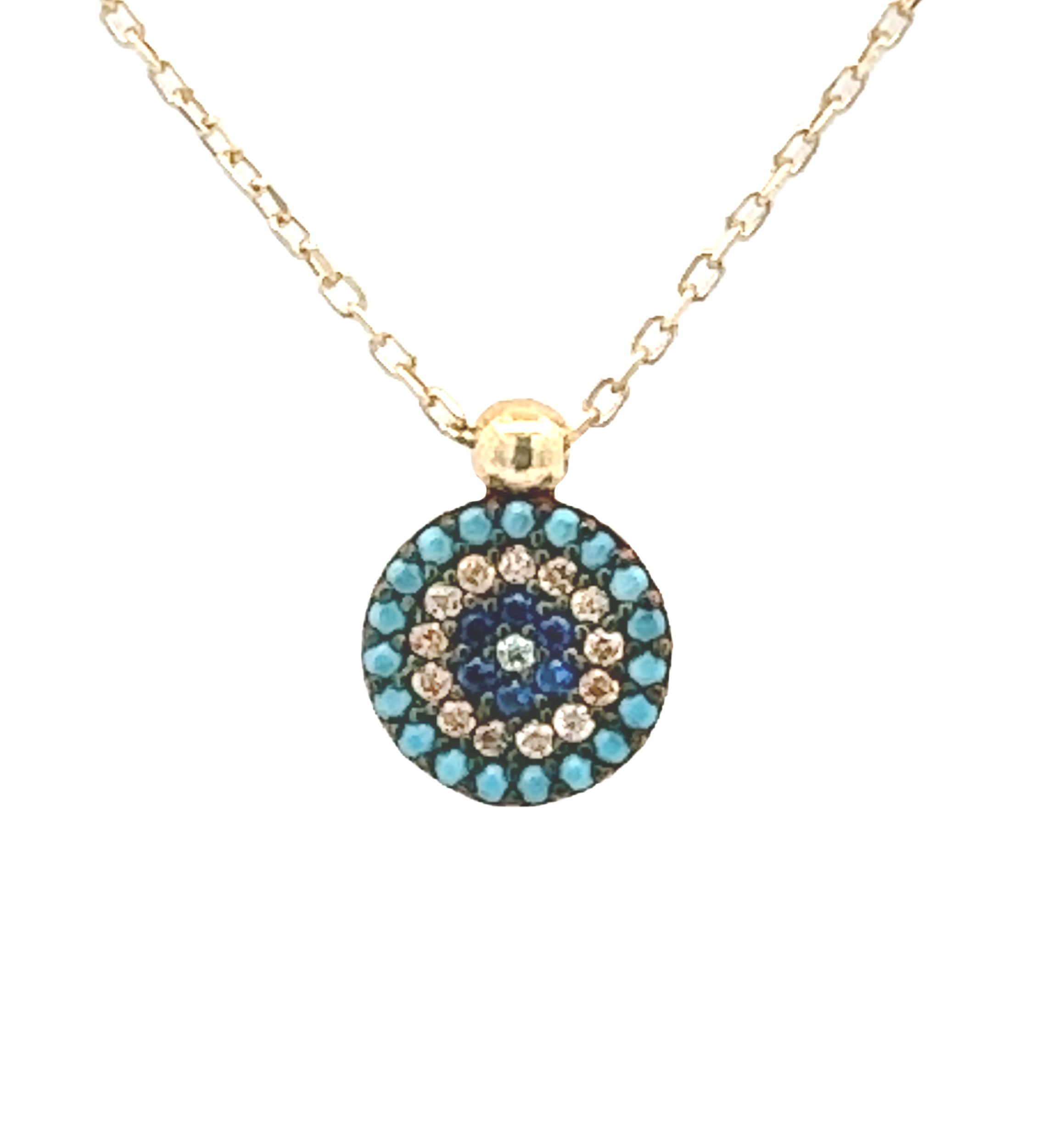 Turkish Eye Necklace 4N DO