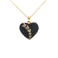 Collar Corazon Cometa