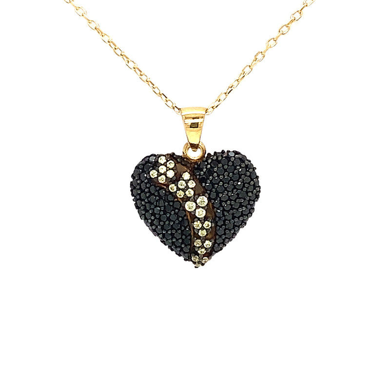 Collar Corazon Cometa