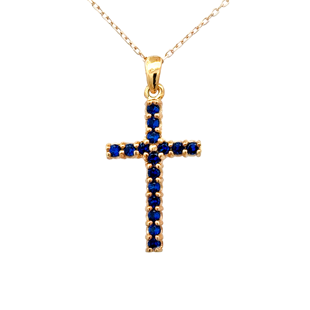 Collar cruz 8