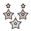 Set of radiant stars