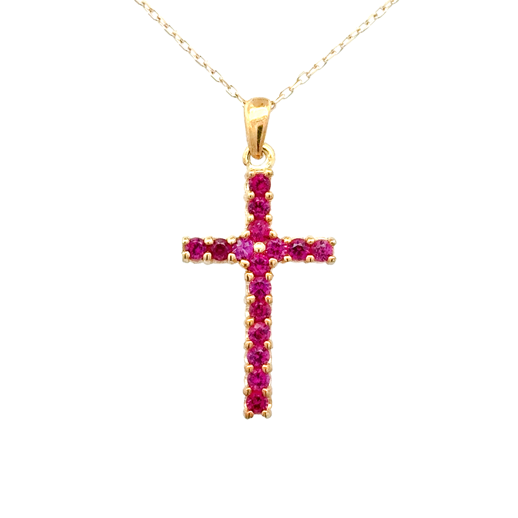 Collar cruz 8