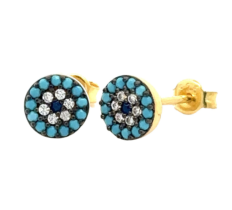 Turkish Eye Earrings 3N DO