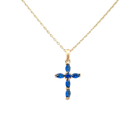 Collar cruz mini