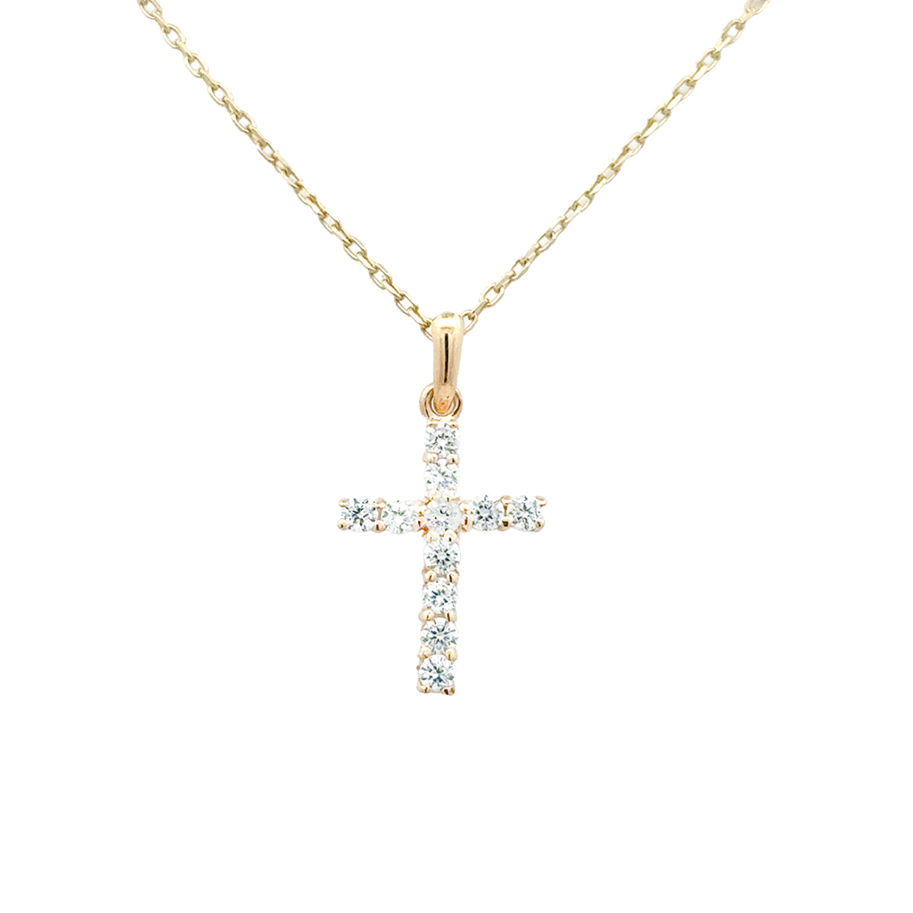 Collar cruz chica