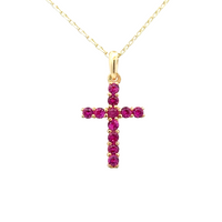 Collar cruz chica